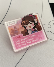 Load image into Gallery viewer, OW- Dating sim pins