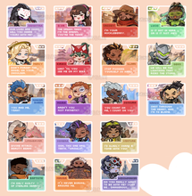 Load image into Gallery viewer, OW- Dating sim pins