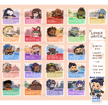 Load image into Gallery viewer, OW- Dating sim pins