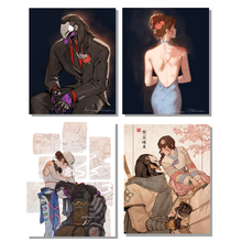 Load image into Gallery viewer, OW- D.Va and Ramattra postcards