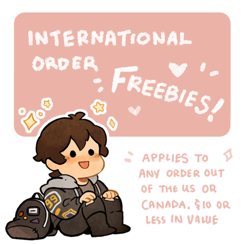 International Order Freebies