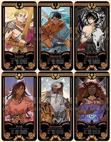 PJO- Mythomagic cards