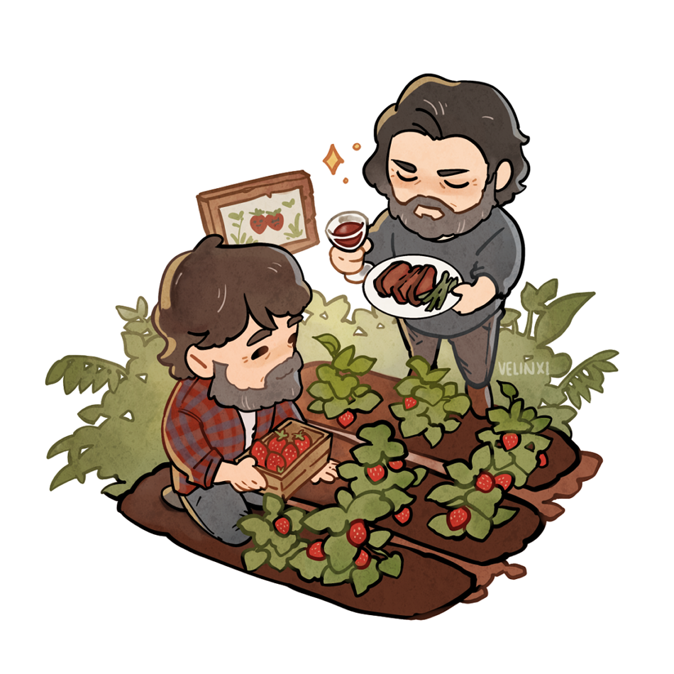 TLOU- Stickers and charms